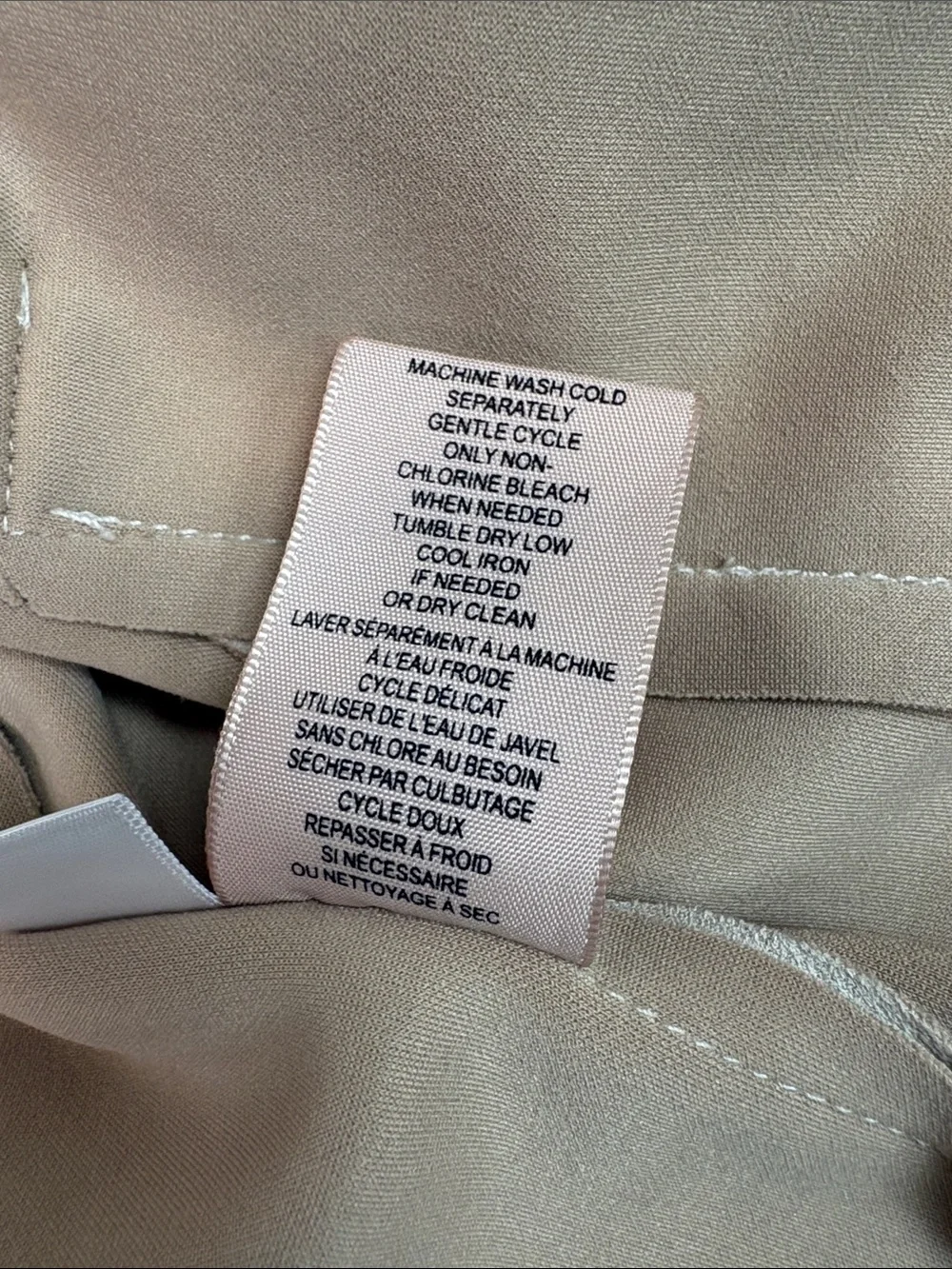 Philosophy Republic Clothing Faux Suede Moto Jacket Beige Cropped Open Front S